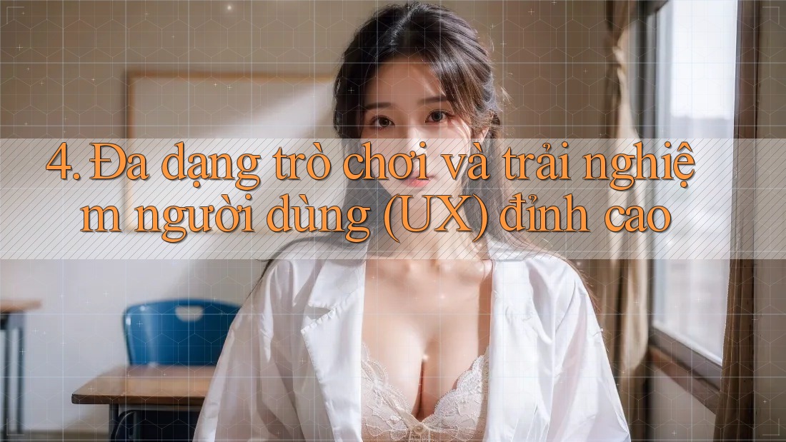 4. Đa dạng trò chơi và trải nghiệm người dùng (UX) đỉnh cao 4. Đa dạng trò chơi và trải nghiệm người dùng (UX) đỉnh cao