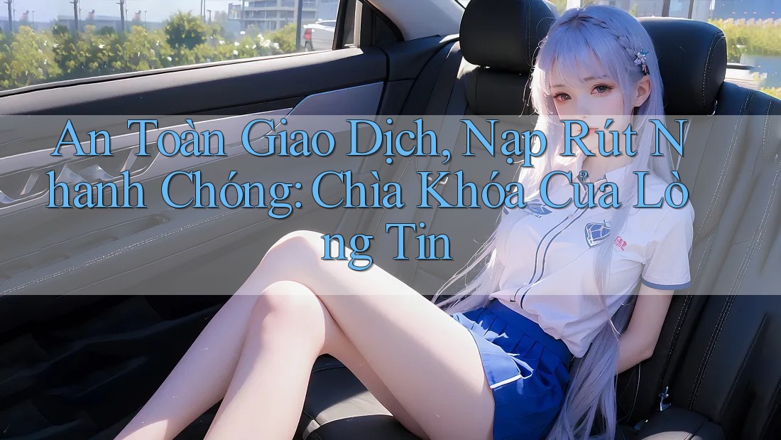 An Toàn Giao Dịch, Nạp Rút Nhanh Chóng: Chìa Khóa Của Lòng Tin An Toàn Giao Dịch, Nạp Rút Nhanh Chóng: Chìa Khóa Của Lòng Tin