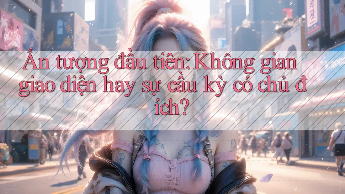 Ấn tượng đầu tiên: Không gian giao diện hay sự cầu kỳ có chủ đích?