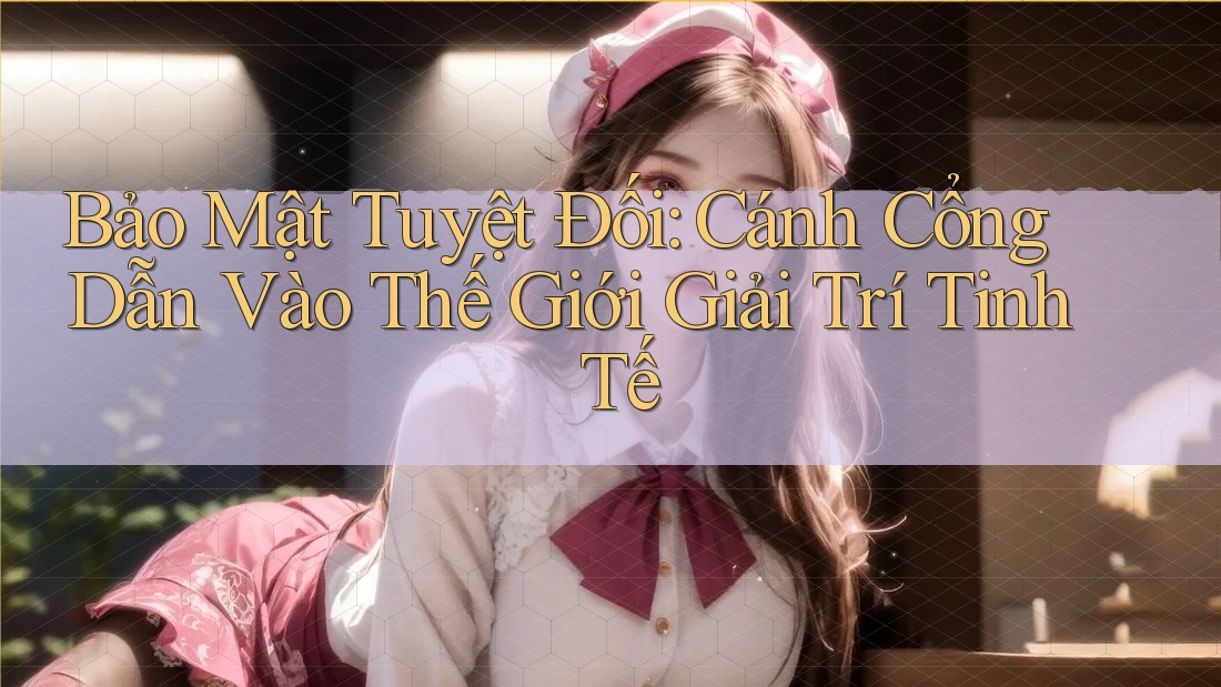 Bảo Mật Tuyệt Đối: Cánh Cổng Dẫn Vào Thế Giới Giải Trí Tinh Tế Bảo Mật Tuyệt Đối: Cánh Cổng Dẫn Vào Thế Giới Giải Trí Tinh Tế