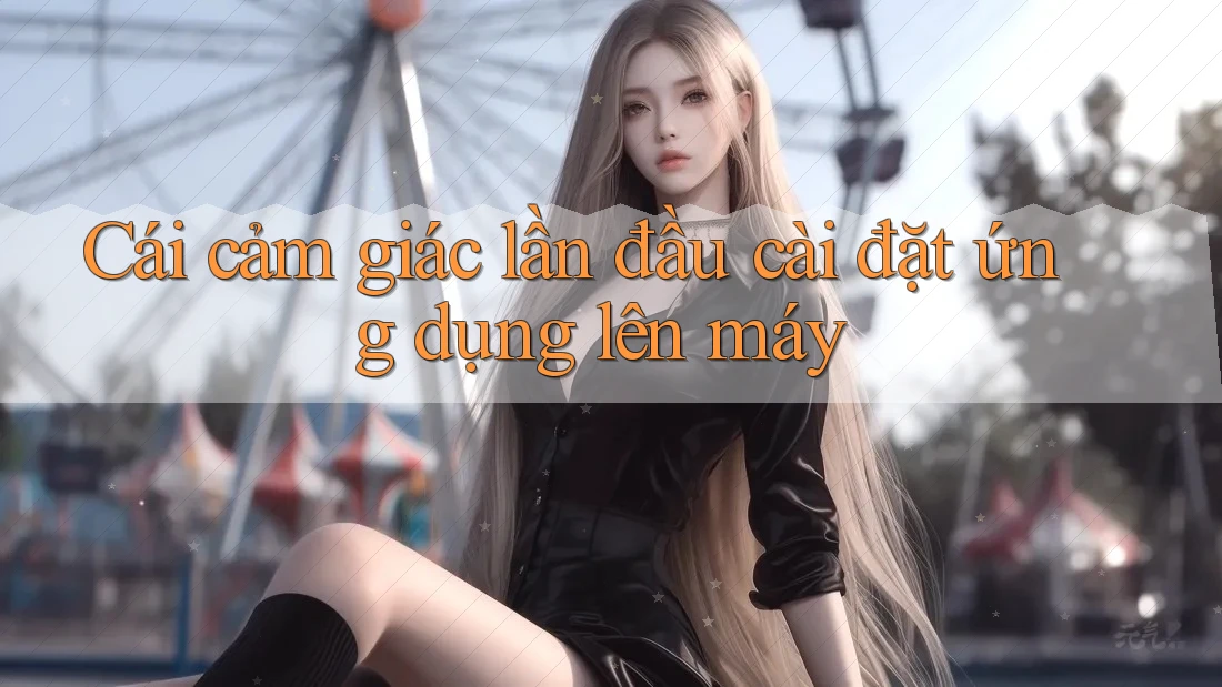 Cái cảm giác lần đầu cài đặt ứng dụng lên máy