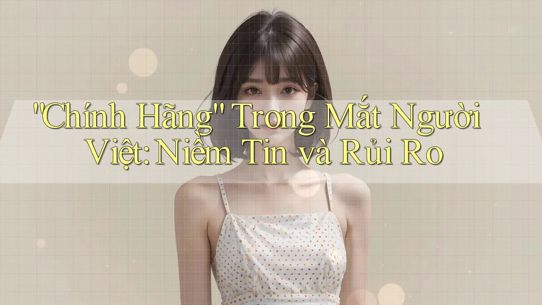 “Chính Hãng” Trong Mắt Người Việt: Niềm Tin và Rủi Ro