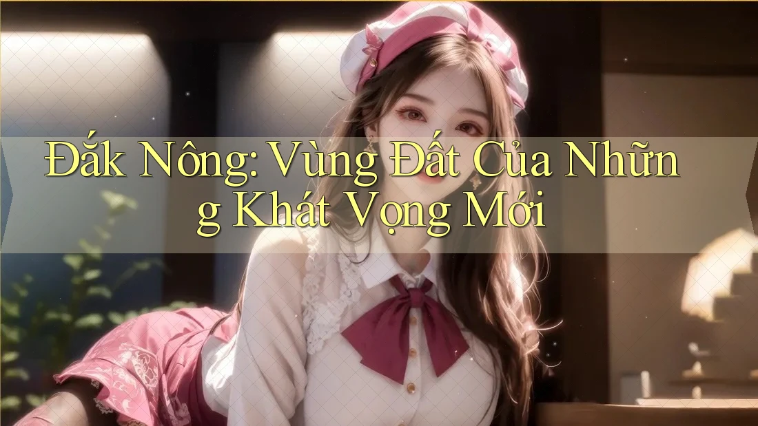 Đắk Nông: Vùng Đất Của Những Khát Vọng Mới Đắk Nông: Vùng Đất Của Những Khát Vọng Mới
