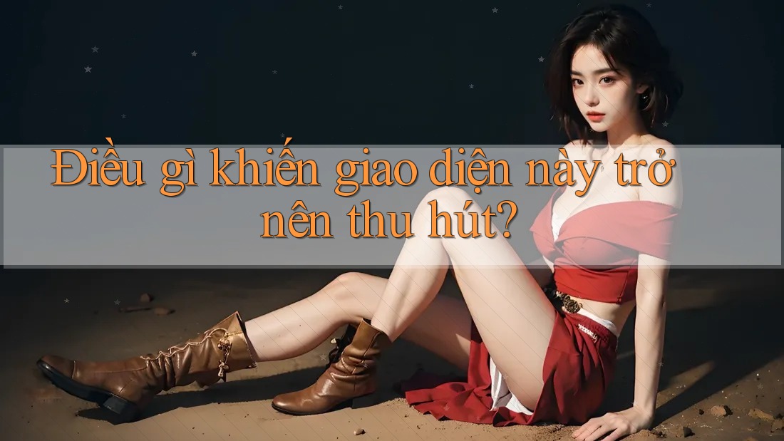 Điều gì khiến giao diện này trở nên thu hút?
