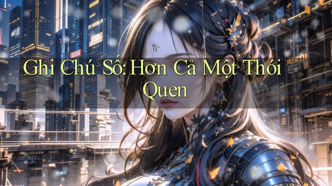 Ghi Chú Số“: Hơn Cả Một Thói Quen
