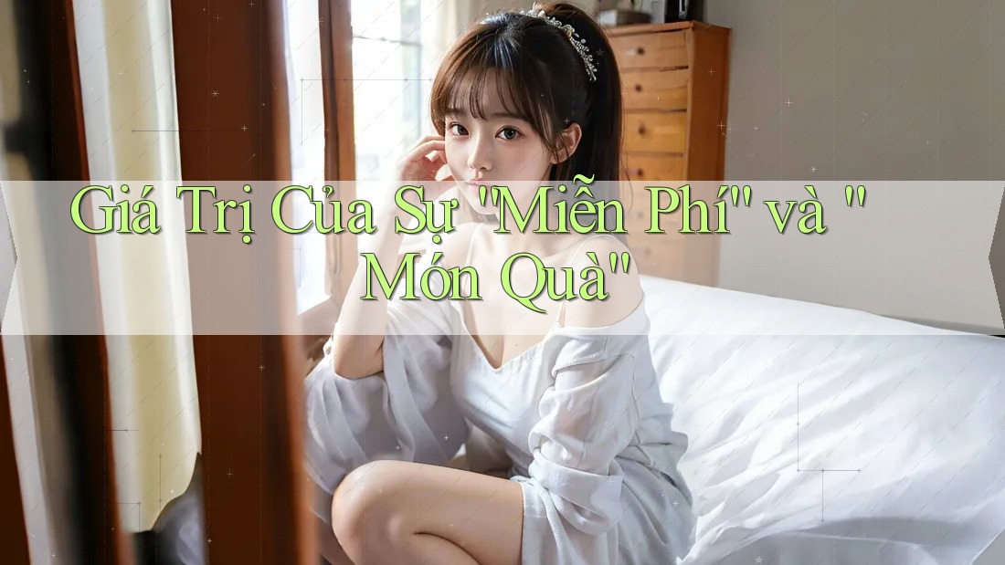 Giá Trị Của Sự “Miễn Phí” và “Món Quà” Giá Trị Của Sự “Miễn Phí” và “Món Quà”
