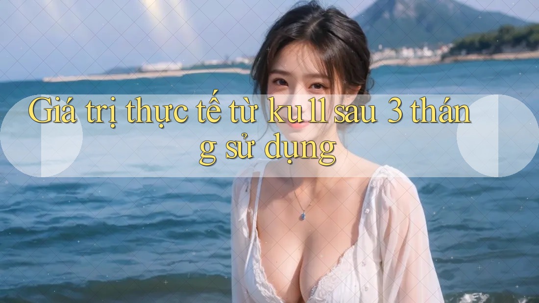 Giá trị thực tế từ ku11 sau 3 tháng sử dụng Giá trị thực tế từ ku11 sau 3 tháng sử dụng