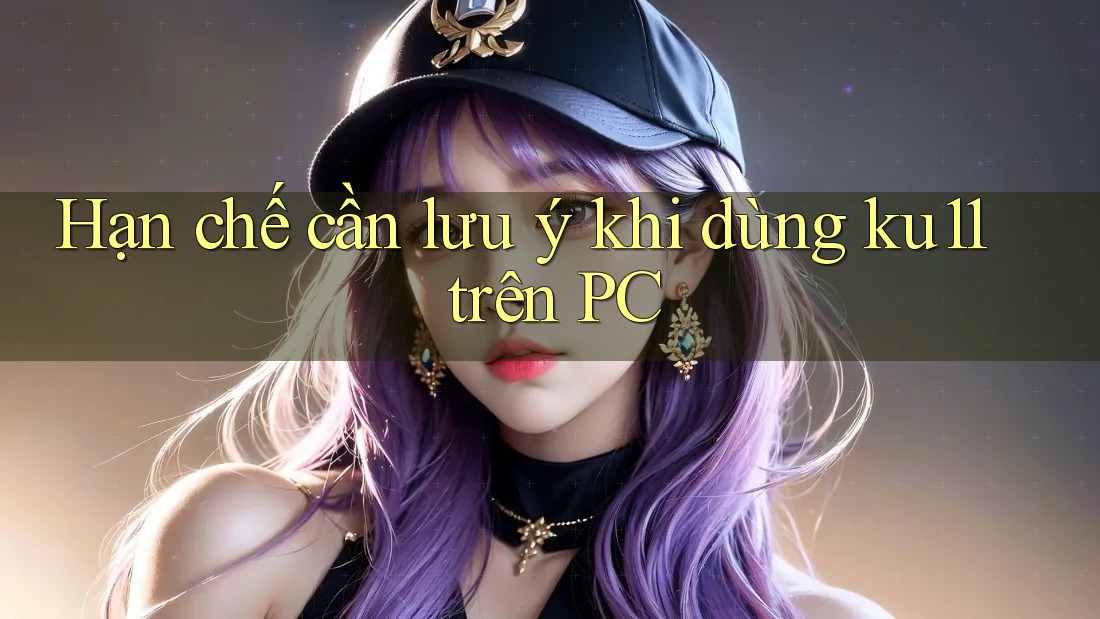 Hạn chế cần lưu ý khi dùng ku11 trên PC