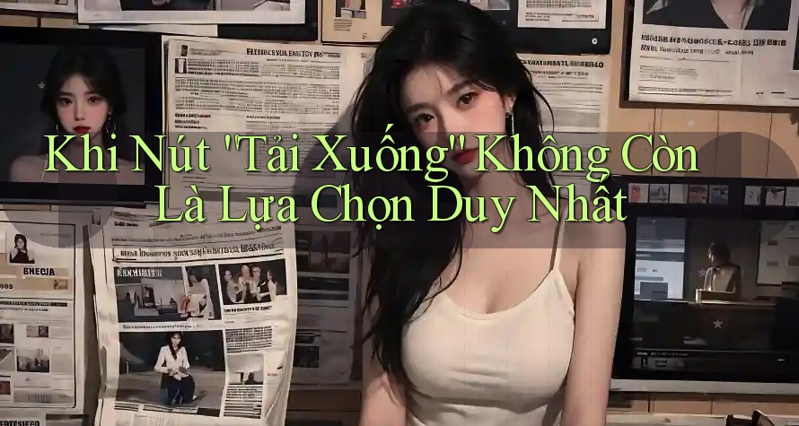 Khi Nút “Tải Xuống” Không Còn Là Lựa Chọn Duy Nhất