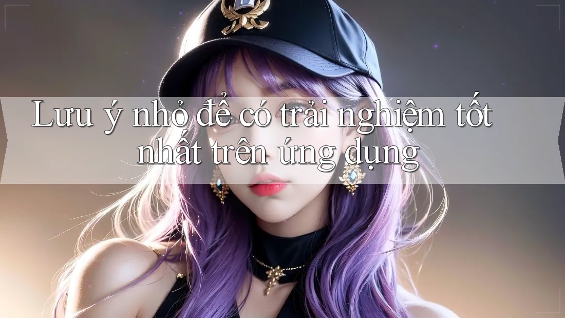 Lưu ý nhỏ để có trải nghiệm tốt nhất trên ứng dụng Lưu ý nhỏ để có trải nghiệm tốt nhất trên ứng dụng