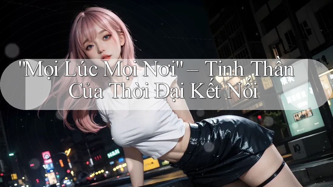 “Mọi Lúc Mọi Nơi” – Tinh Thần Của Thời Đại Kết Nối