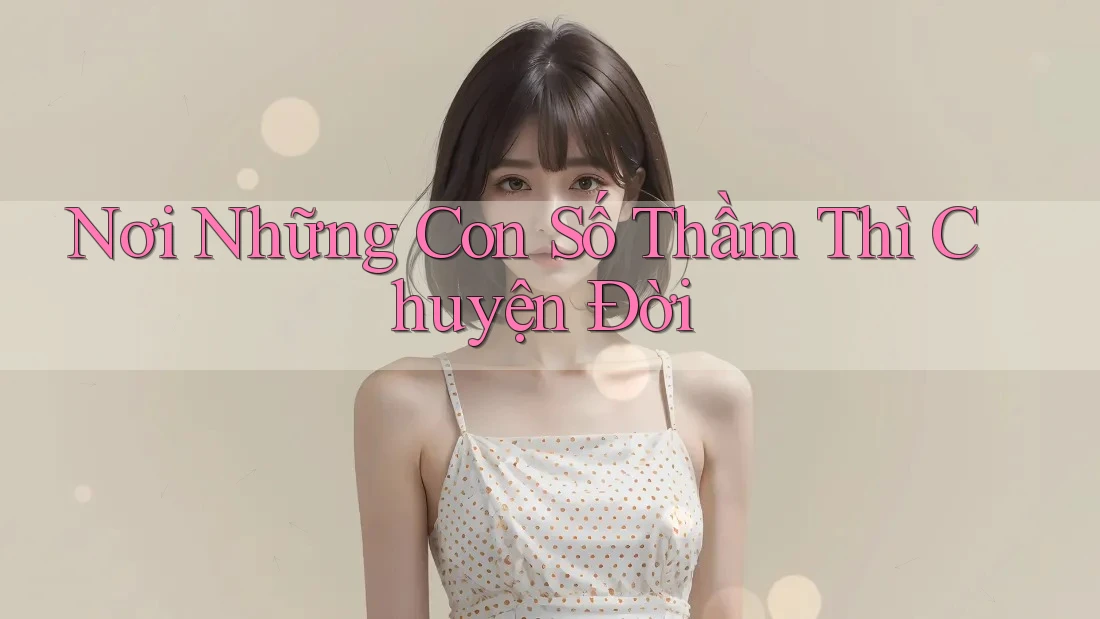 Nơi Những Con Số Thầm Thì Chuyện Đời Nơi Những Con Số Thầm Thì Chuyện Đời