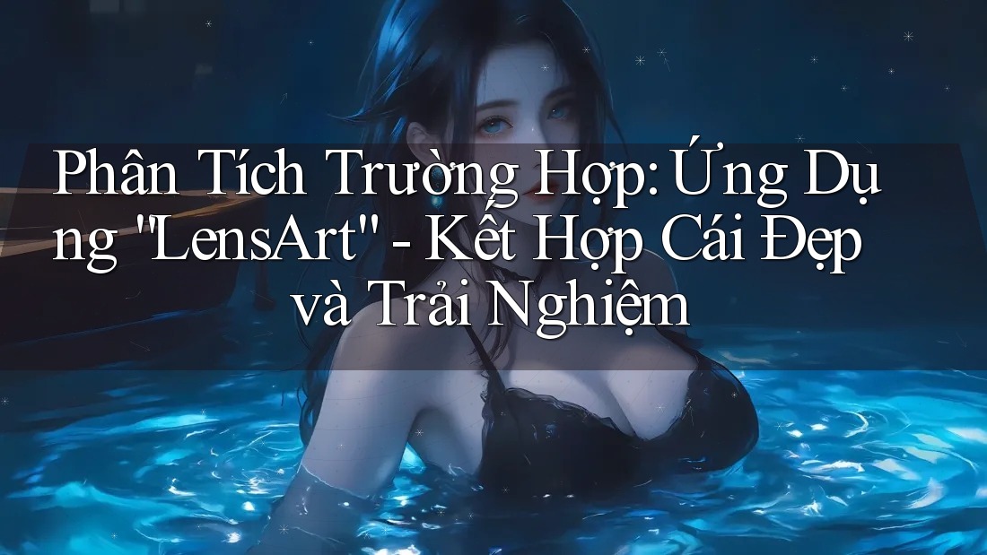 Phân Tích Trường Hợp: Ứng Dụng “LensArt” - Kết Hợp Cái Đẹp và Trải Nghiệm Phân Tích Trường Hợp: Ứng Dụng “LensArt” - Kết Hợp Cái Đẹp và Trải Nghiệm
