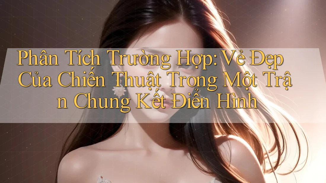 Phân Tích Trường Hợp: Vẻ Đẹp Của Chiến Thuật Trong Một Trận Chung Kết Điển Hình