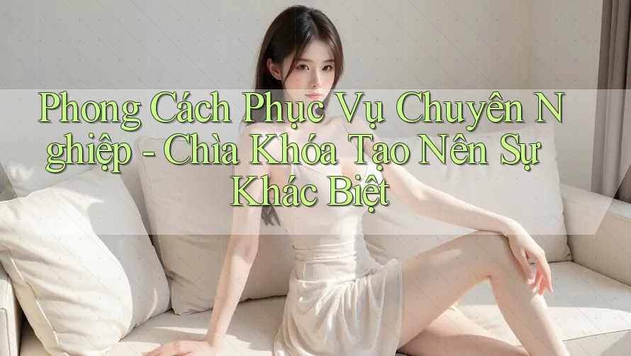Phong Cách Phục Vụ Chuyên Nghiệp - Chìa Khóa Tạo Nên Sự Khác Biệt
