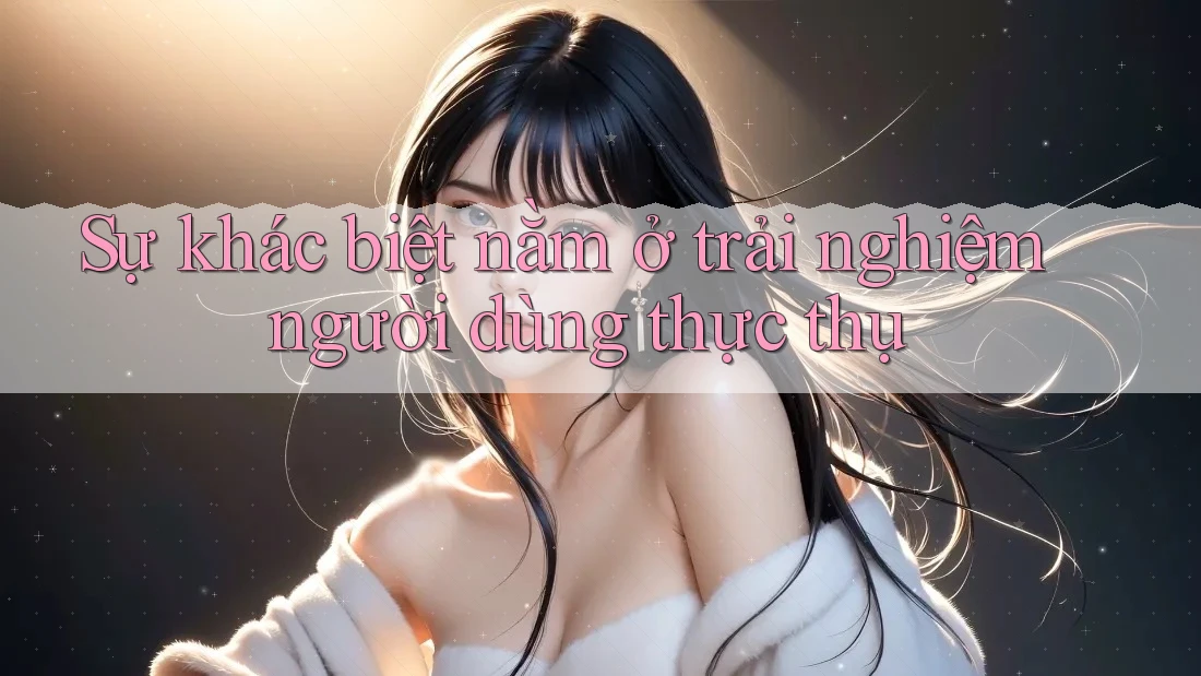 Sự khác biệt nằm ở trải nghiệm người dùng thực thụ