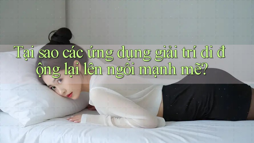 Tại sao các ứng dụng giải trí di động lại lên ngôi mạnh mẽ? Tại sao các ứng dụng giải trí di động lại lên ngôi mạnh mẽ?
