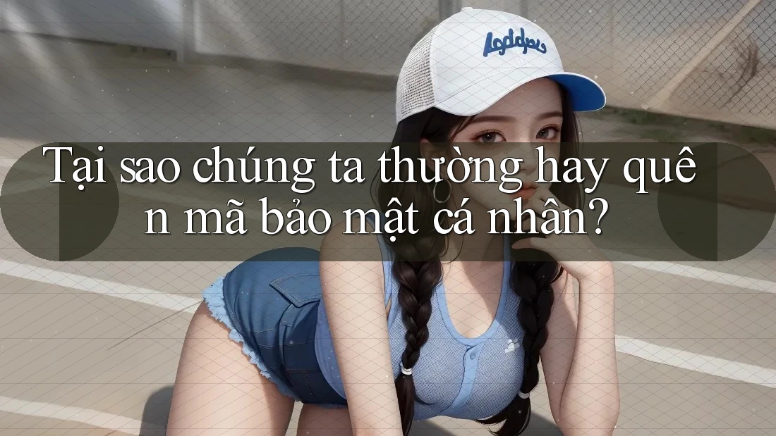 Tại sao chúng ta thường hay quên mã bảo mật cá nhân? Tại sao chúng ta thường hay quên mã bảo mật cá nhân?