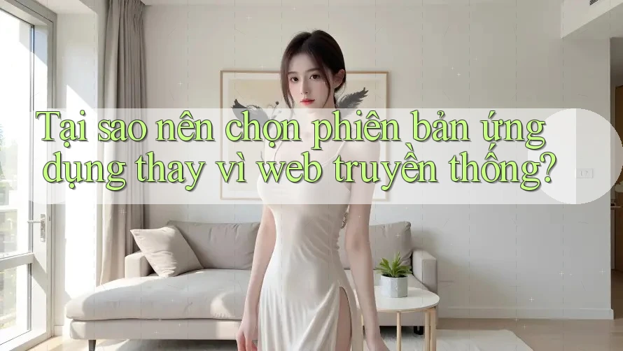 Tại sao nên chọn phiên bản ứng dụng thay vì web truyền thống?