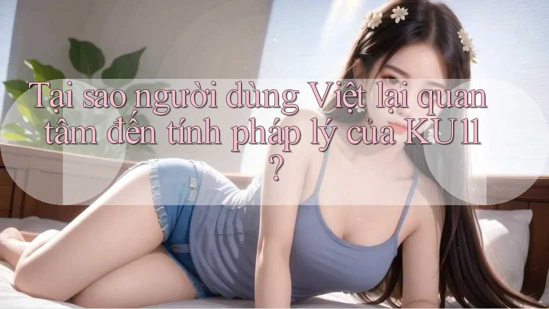 Tại sao người dùng Việt lại quan tâm đến tính pháp lý của KU11? Tại sao người dùng Việt lại quan tâm đến tính pháp lý của KU11?