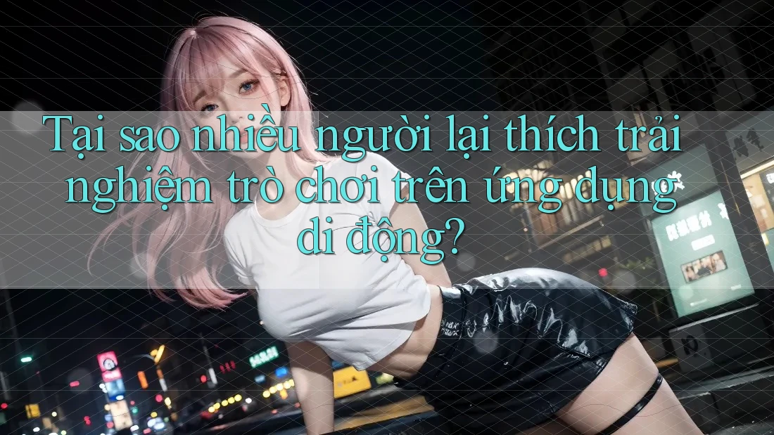 Tại sao nhiều người lại thích trải nghiệm trò chơi trên ứng dụng di động?