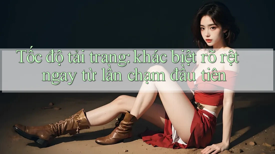 Tốc độ tải trang: khác biệt rõ rệt ngay từ lần chạm đầu tiên