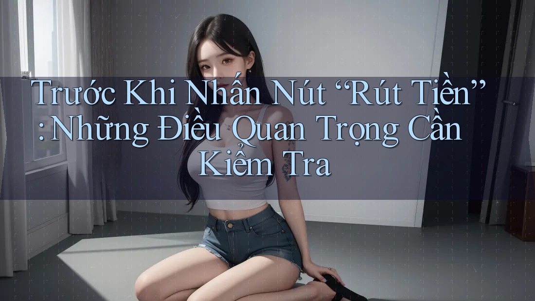 Trước Khi Nhấn Nút “Rút Tiền”: Những Điều Quan Trọng Cần Kiểm Tra
