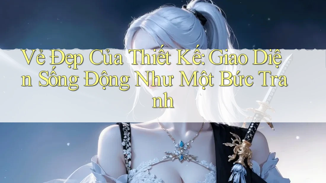 Vẻ Đẹp Của Thiết Kế: Giao Diện Sống Động Như Một Bức Tranh
